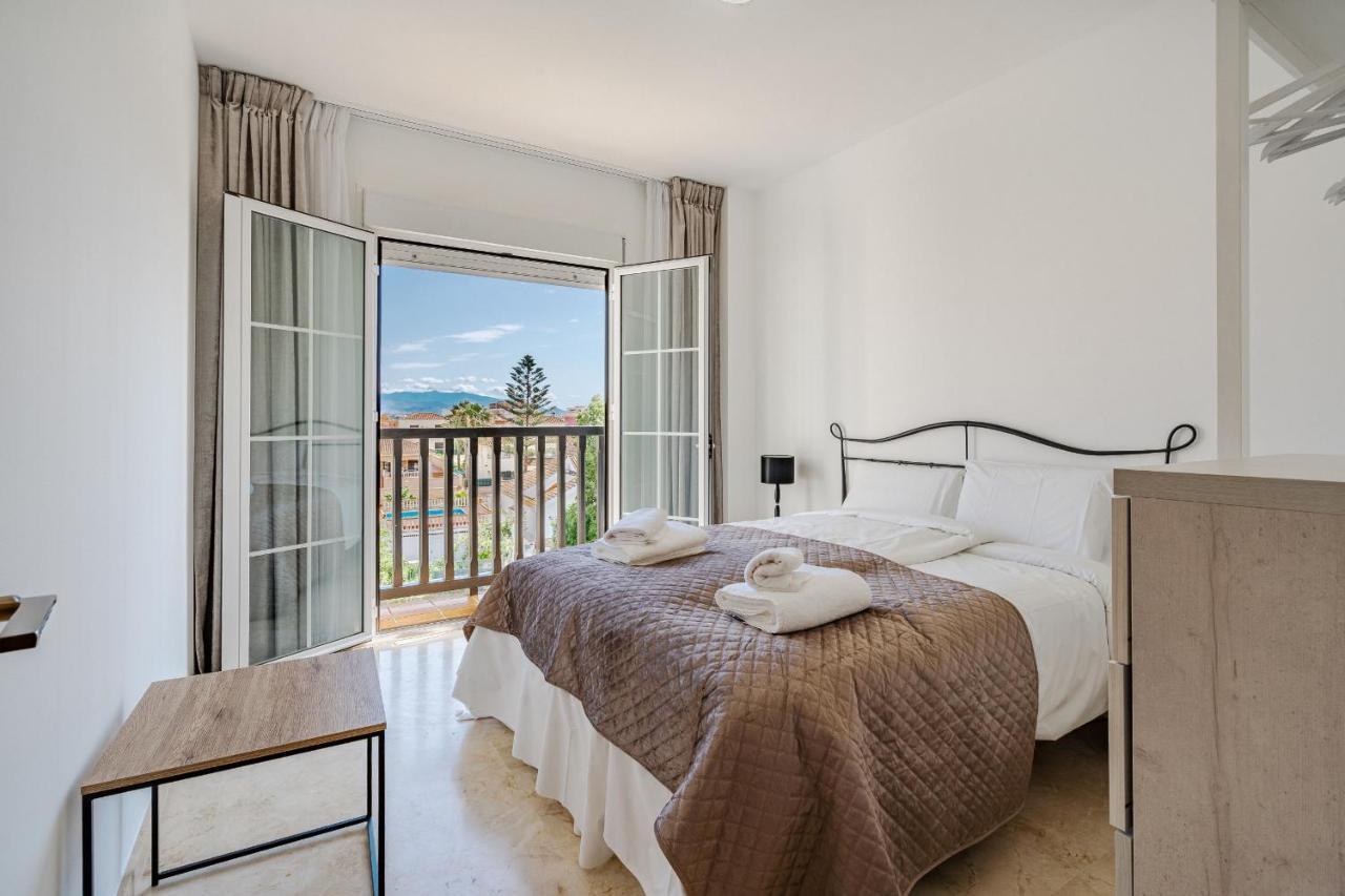 11 Modern Apt With Sea Views, Two Poolareas, Close To Parks & Beaches Manilva Lägenhet Exteriör bild